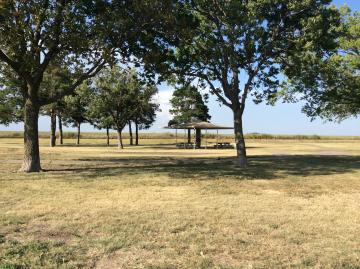 WB court 1 in Russell parking area. No bathrooms.